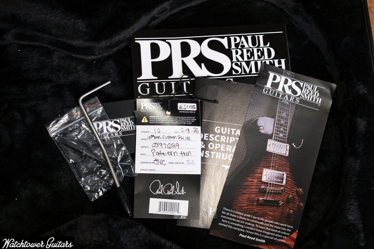Paul Reed Smith PRS 40TH ANNIVERSARY CUSTOM 24 LIMITED EDITION - Tiger Eye