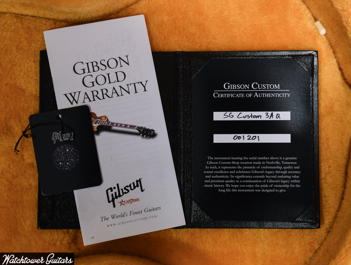 2020 Gibson Custom Shop SG Custom 3A Quilt Cobra Burst