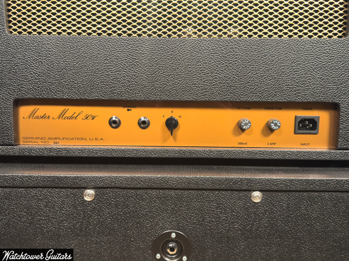 Germino Master Model 50 Head Black Tolex