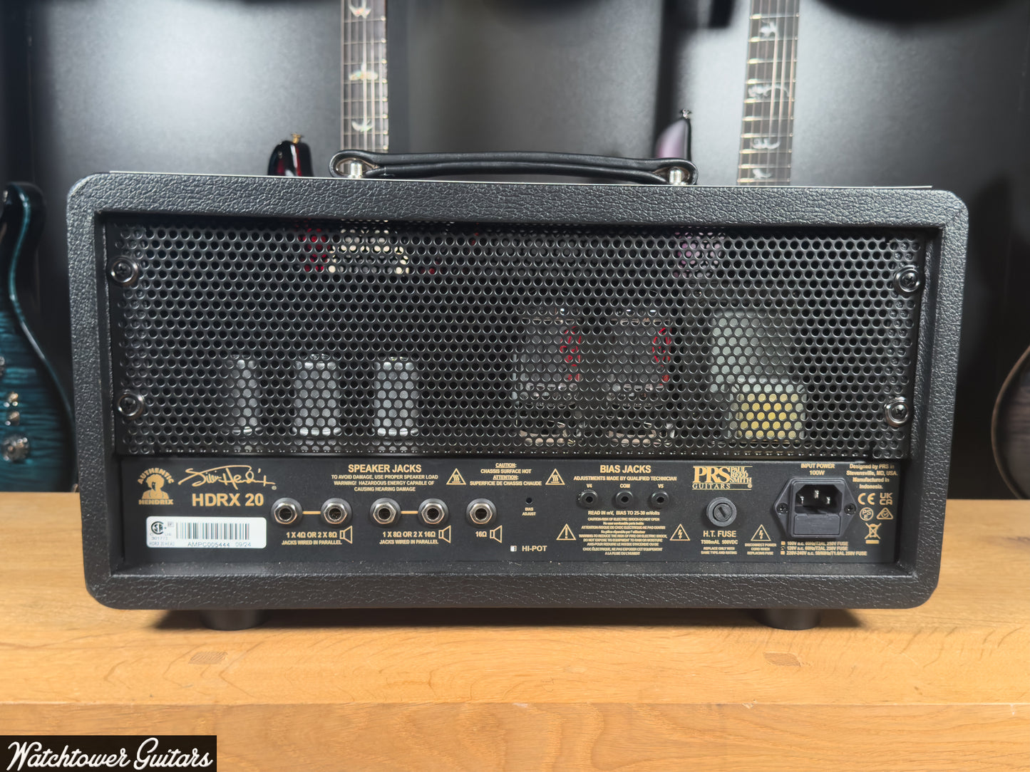 2025 Paul Reed Smith PRS HDRX 20 Jimi Hendrix Head Black Tolex