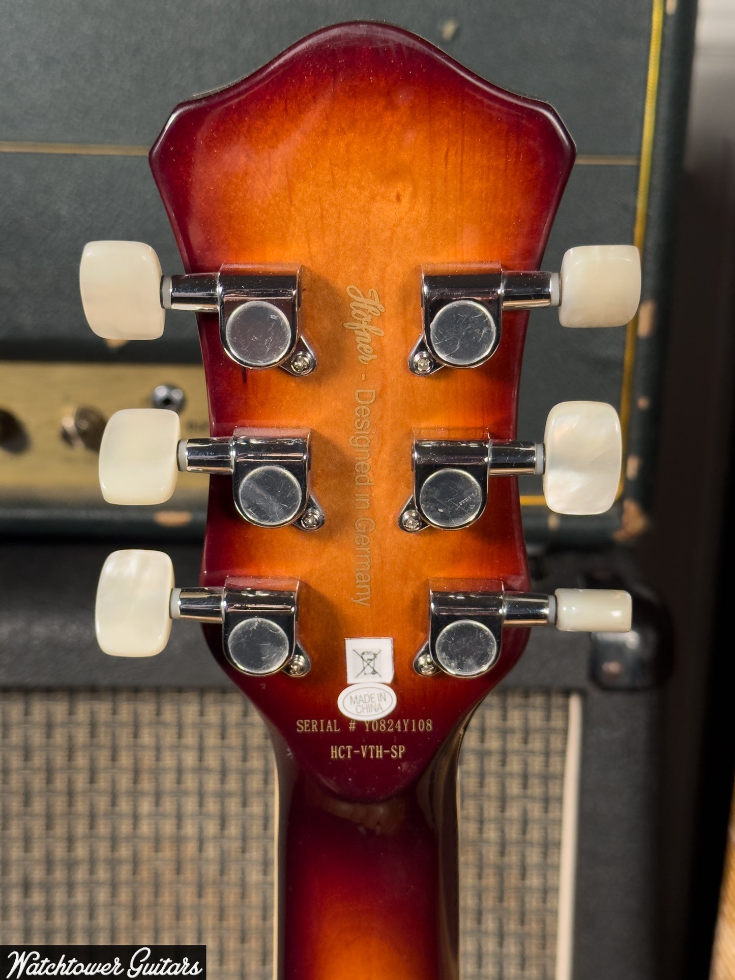 2025 Hofner Contemporary HCT-VTH-SP-SB - Verythin CT Special Sunburst Semi-Hollow