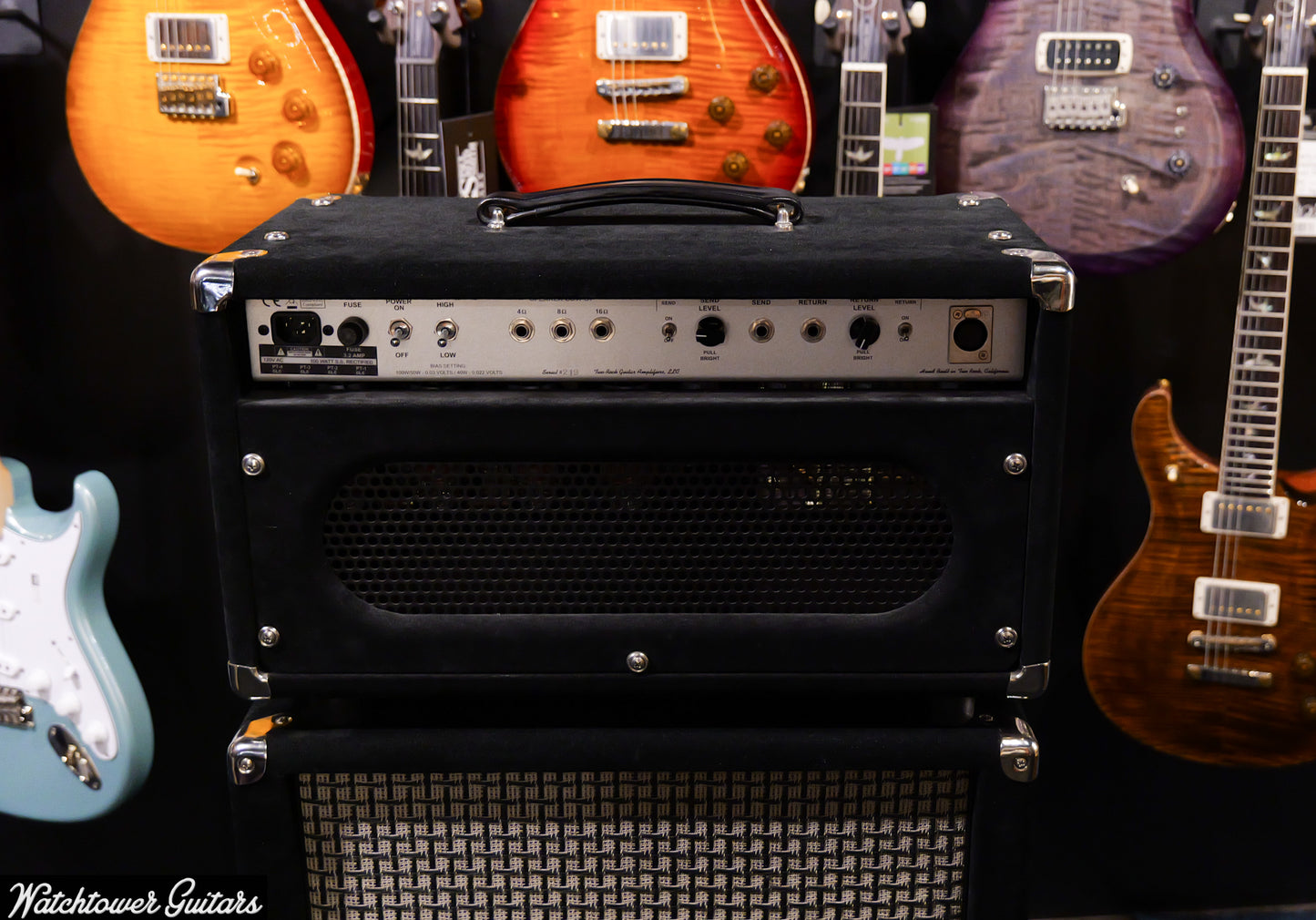 2024 Two Rock TS-1 100/50 Watt Head & 2x12 Set Black Suede & Large Check Grill