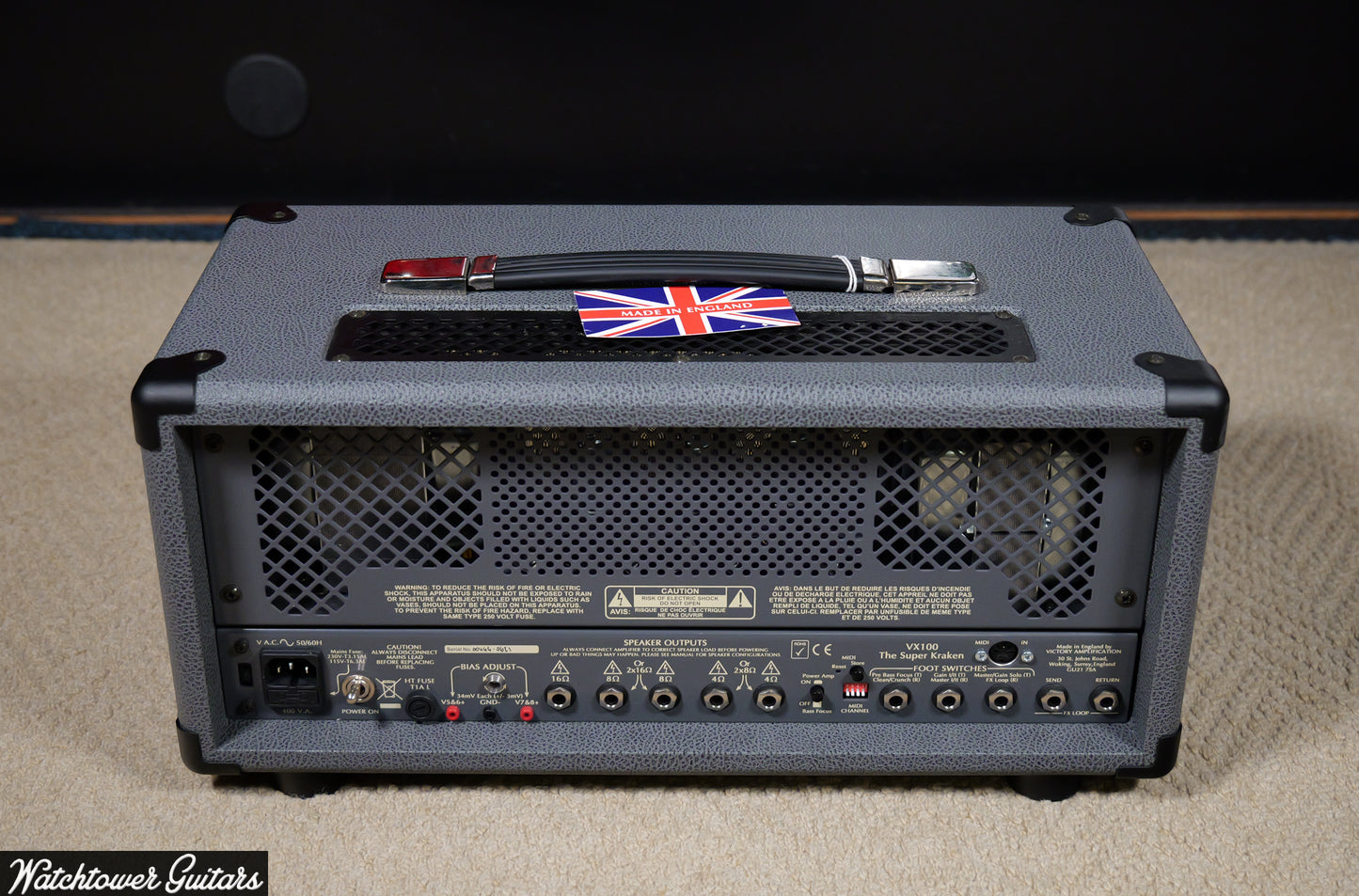 Victory VX100 Super Kraken Head Gray Tolex