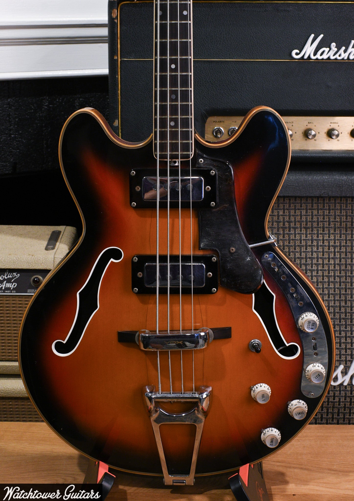 1968 Vox Sidewinder Bass Sunburst – Watchtower Guitars