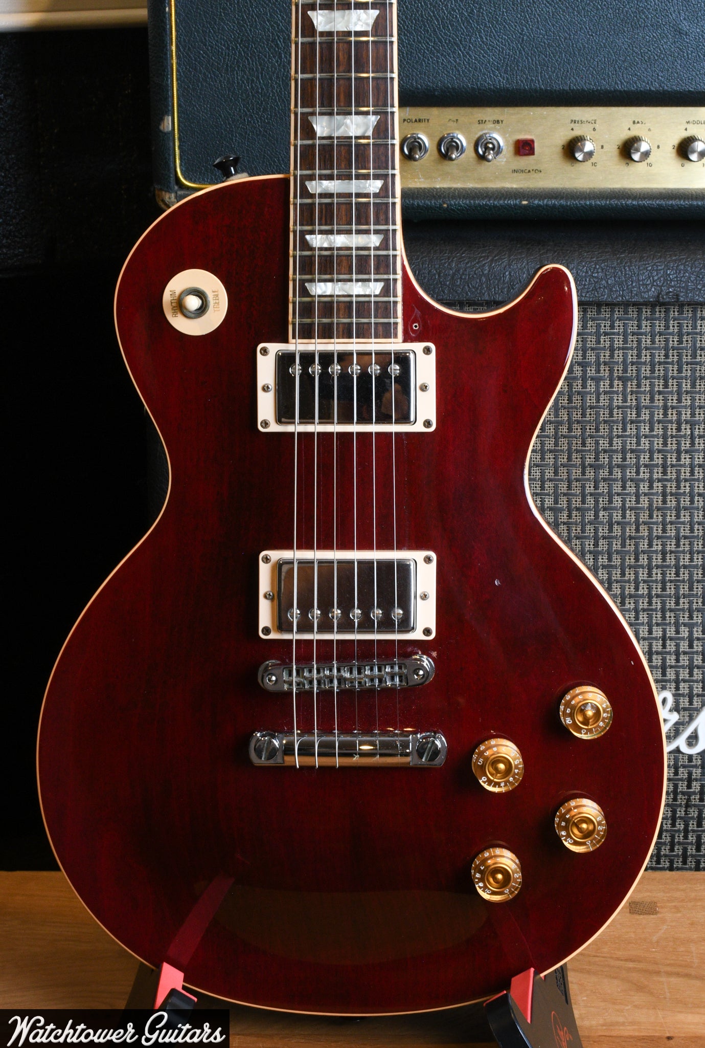 1997 Gibson Les Paul Standard Wine Red – Watchtower Guitars