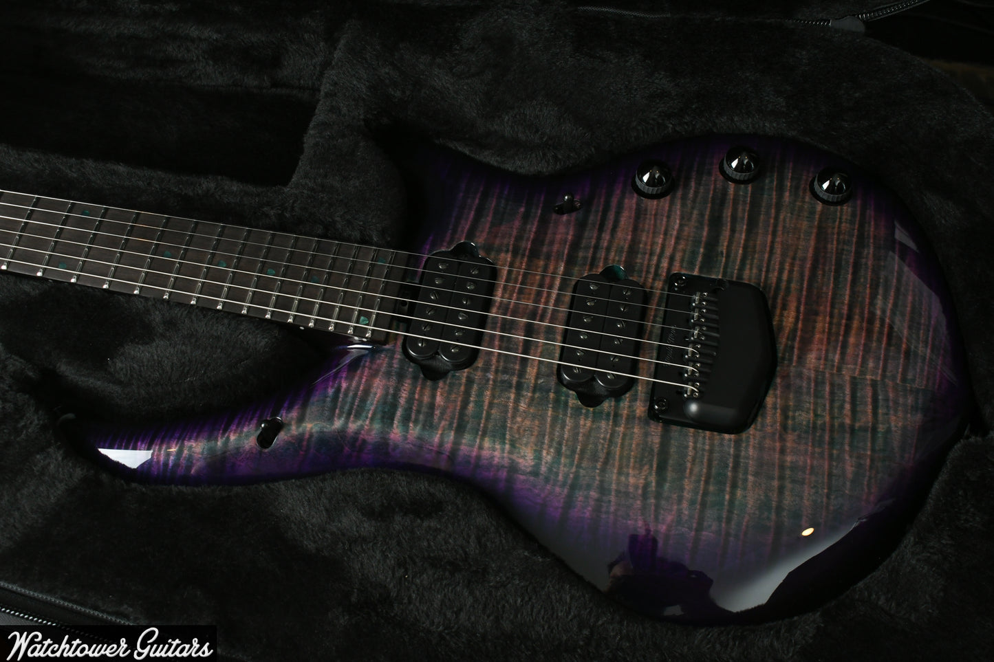 Ernie Ball Music Man Limited Edition John Petrucci Majesty Maple Top Crystal Amethyst