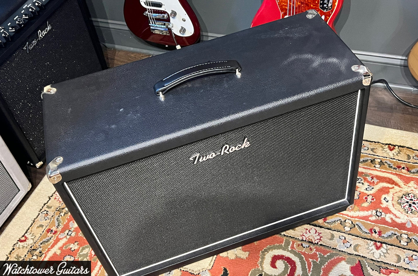 2008 Two Rock Custom Clean 100 Watt Head & 2x12 Cabinet Black Tolex