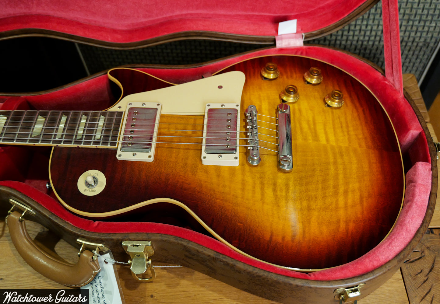 2021 Gibson Les Paul 1959 Standard R9 Murphy Lab Ultra Light Aged Cherry Tea Burst