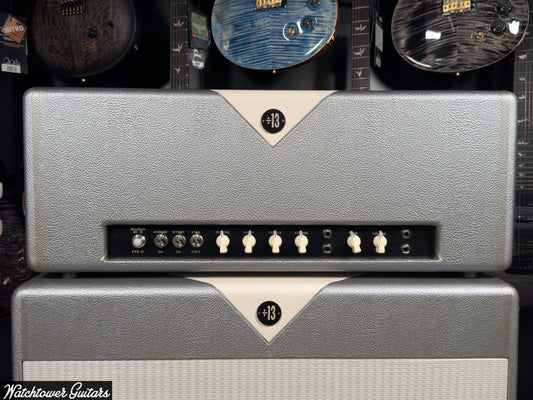 2006 Divided By 13 FTR-37 Silver/Eggshell Tolex Matching 2x12 Cabinet