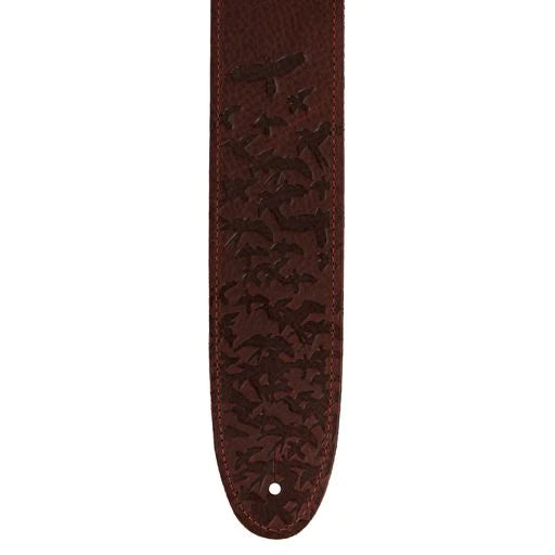 PRS 2.5” Leather Bird Swarm Strap Rust