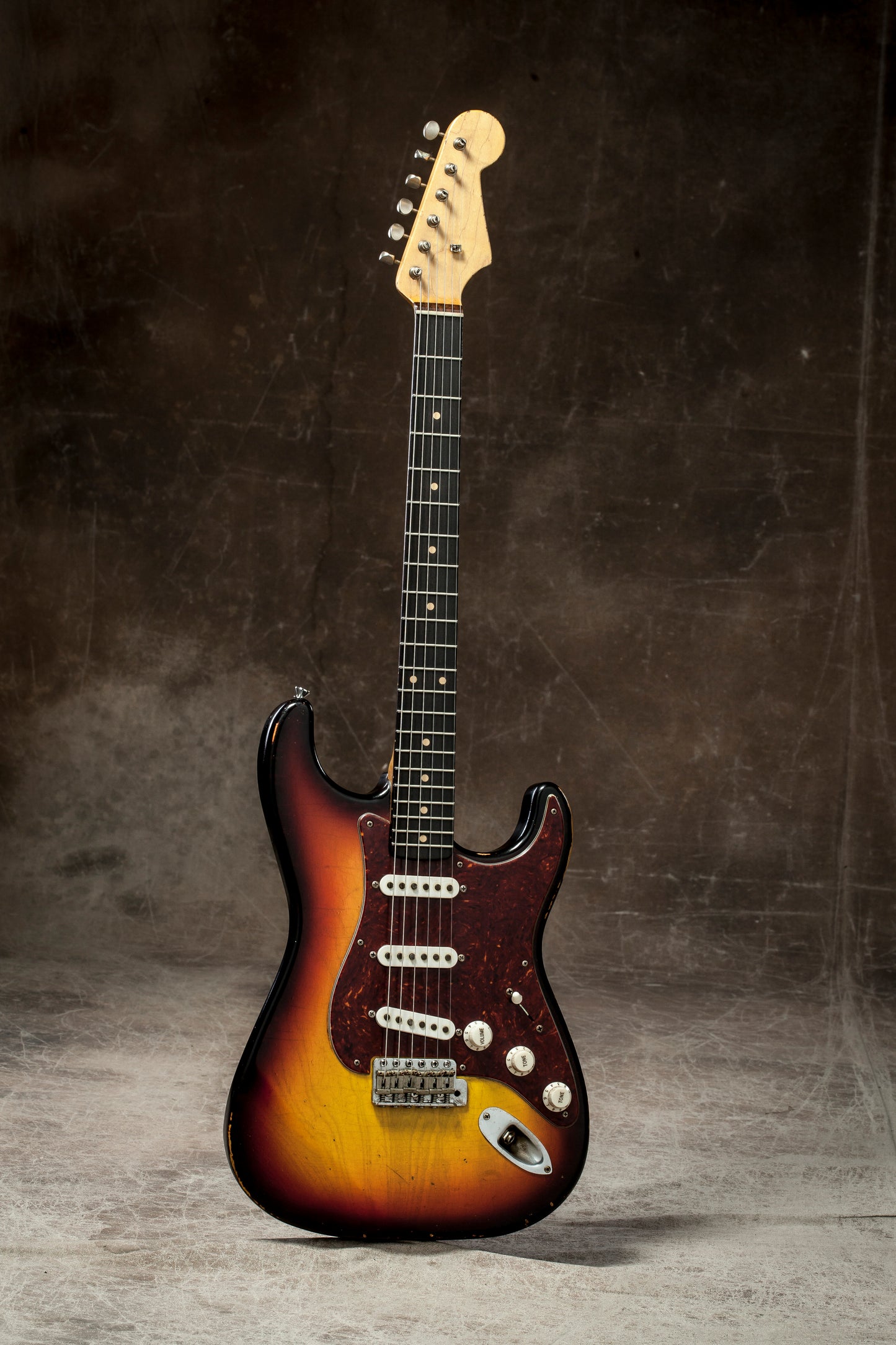 2021 Nacho Contour Body Sunburst Tortoise pickguard #2266
