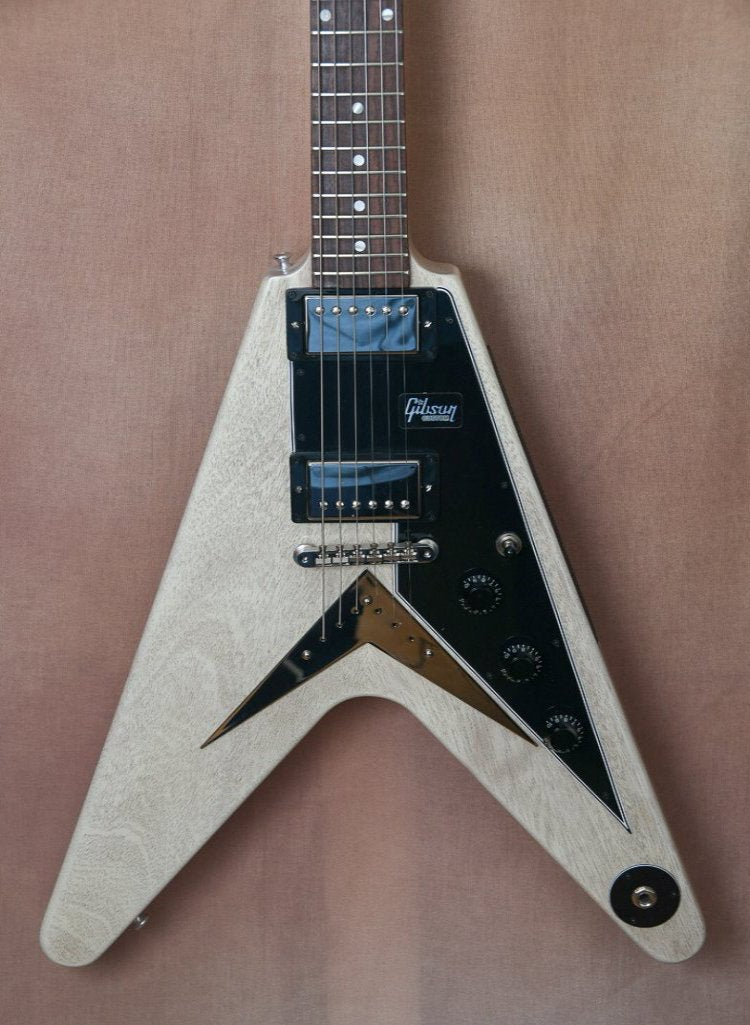 2017 Gibson Custom '59 Flying V TV White OHSC – Watchtower Guitars