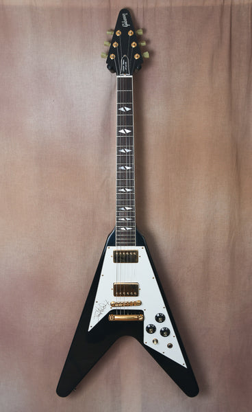 ギター HALL OF FAME 1991 Gibson Jimi Hendrix Hall of Fame Flying V Black OHSC