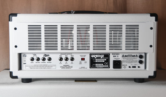 2014 Orange Anniversary Limited Edition Rockerverb 50 MKII Head White