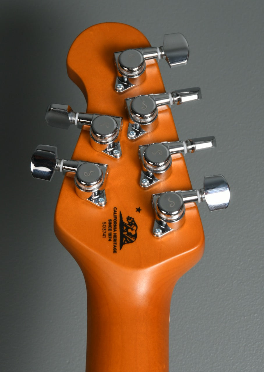 2020 Ernie Ball Music Man Dustin Kensrue Stingray Dark Satin Tobacco Burst