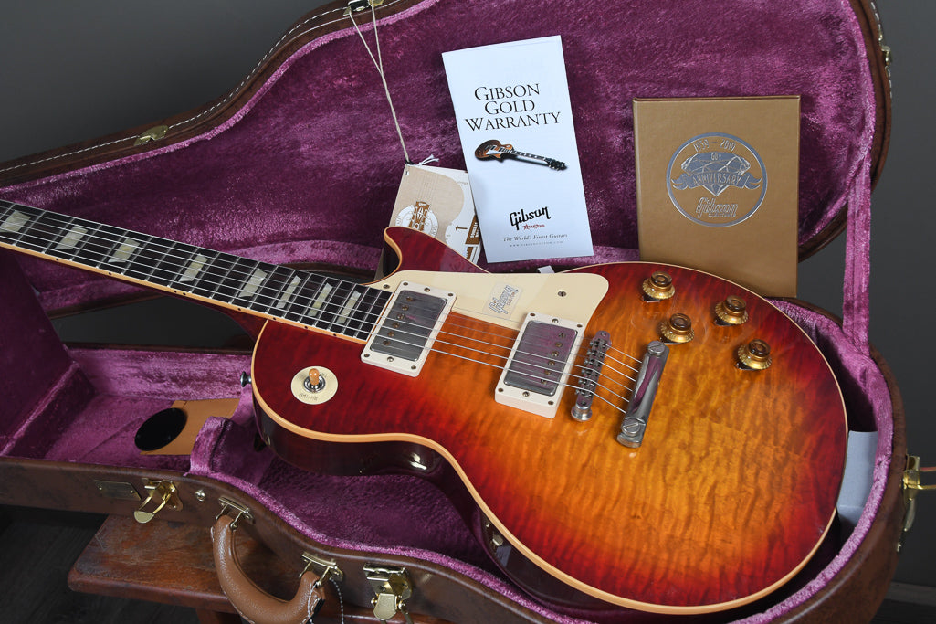 2019 Gibson 60th Anniversary Les Paul 1959 R9 Reissue Factory Burst OHSC