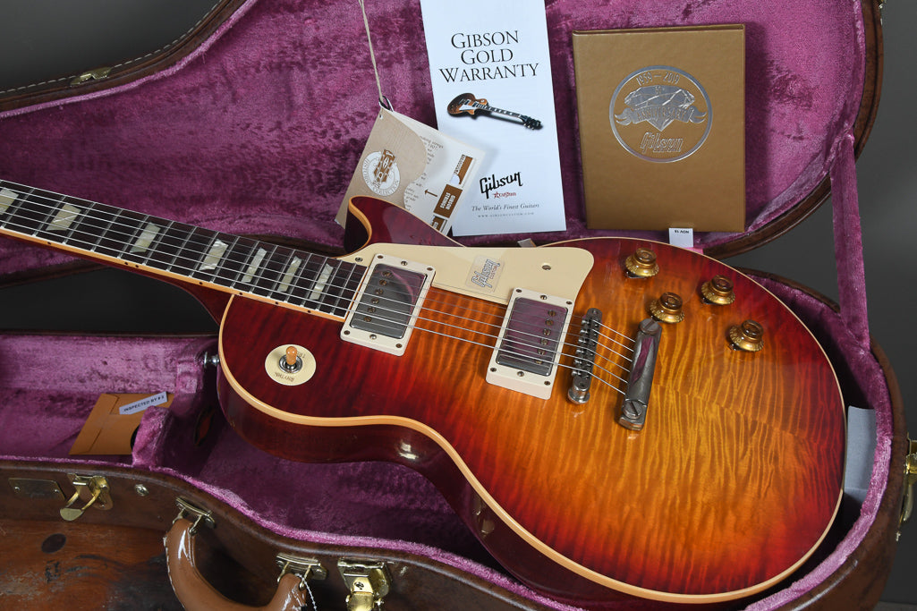 2019 Gibson 60th Anniversary Les Paul 1959 R9 Reissue Factory Burst OHSC