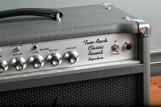 2020 Two Rock Classic Reverb Signature 50 Watt Tube Rectified Head Grey Tolex