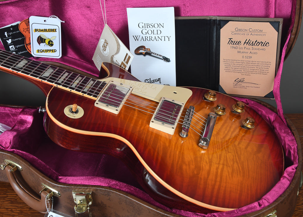 2015 Gibson '60 Les Paul True Historic Murphy Aged - Vintage Cherry Sunburst