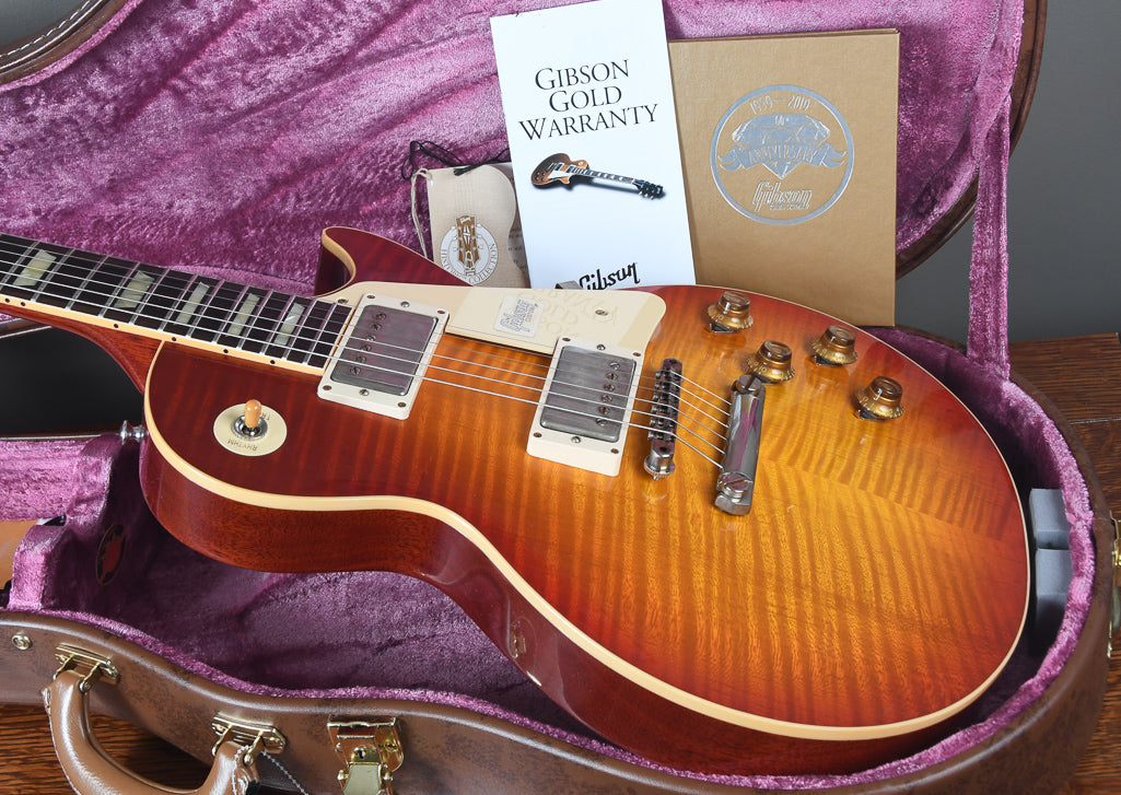 2019 Gibson 60th Anniversary Les Paul 1959 R9 Reissue Sunrise Teaburst OHSC