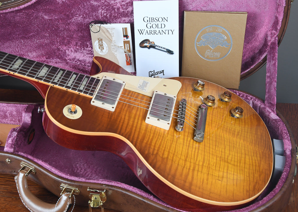 2019 Gibson 60th Anniversary Les Paul 1959 R9 Reissue Slow Iced Tea Fade OHSC