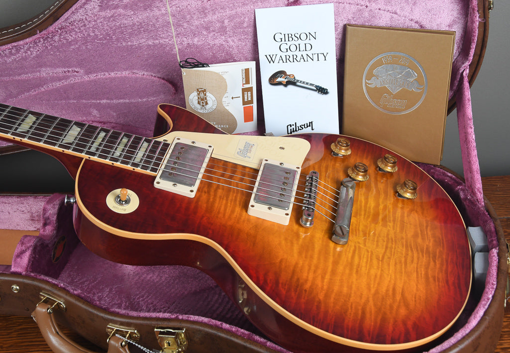 2019 Gibson 60th Anniversary Les Paul 1959 R9 Reissue Factory Burst OHSC
