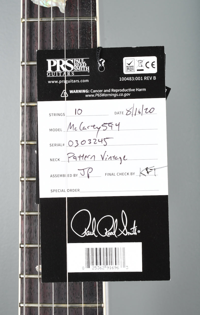 Paul Reed Smith PRS McCarty 594 *Custom Color* Blue Matteo