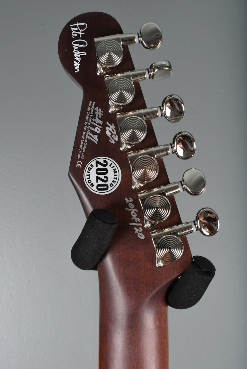 2020 Reverend Pete Anderson Eastsider S Gloss Silver Sparkle LTD 20 of 20