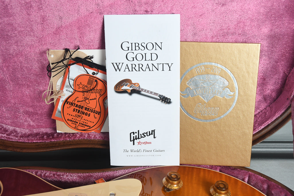 2019 Gibson 60th Anniversary Les Paul 1959 R9 Reissue Slow Iced Tea Fade Gloss