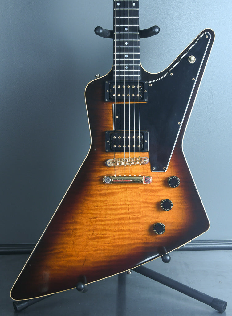 gibson explorer tobacco burst 1982 Gibson Explorer E2 Tobacco Sunburst Flame Top gibson explorer tobacco burst 1982 Gibson Explorer E2 Tobacco Sunburst Flame Top