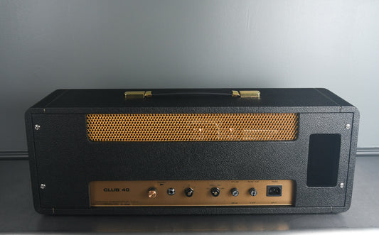 2019 Germino Club 40 Master Volume Tube Rectified Option Black Tolex