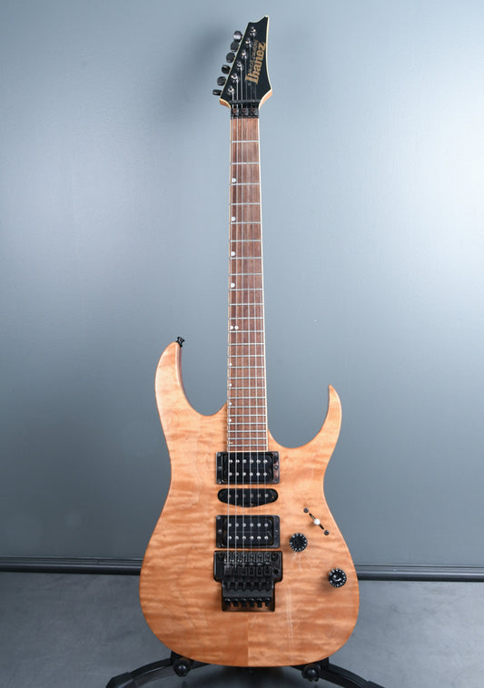 1991 Ibanez USA Custom RG Series Natural Quilt