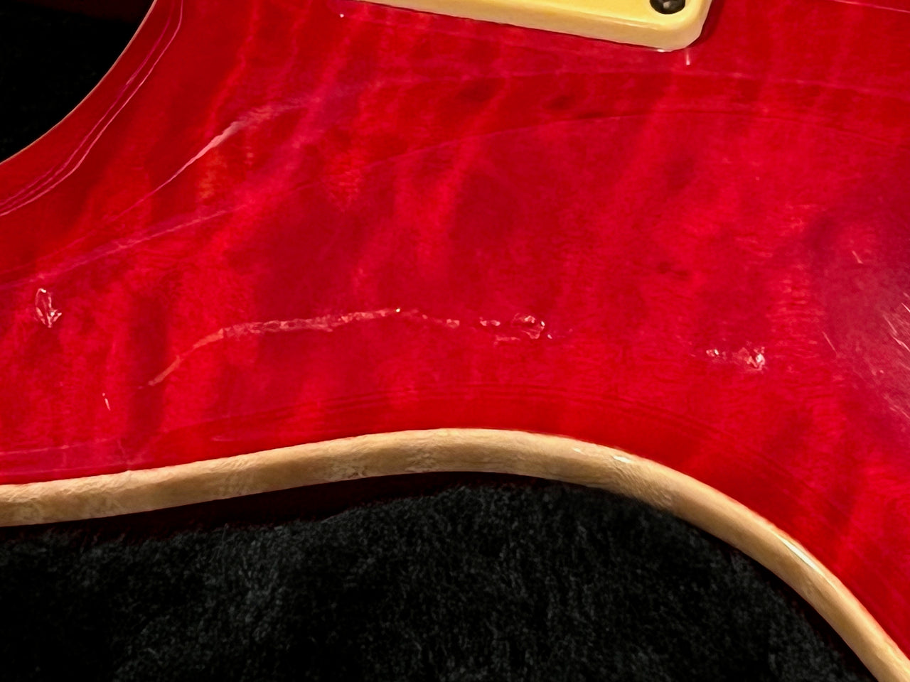 2001 Paul Reed Smith PRS Santana III Scarlet Red 10 Top
