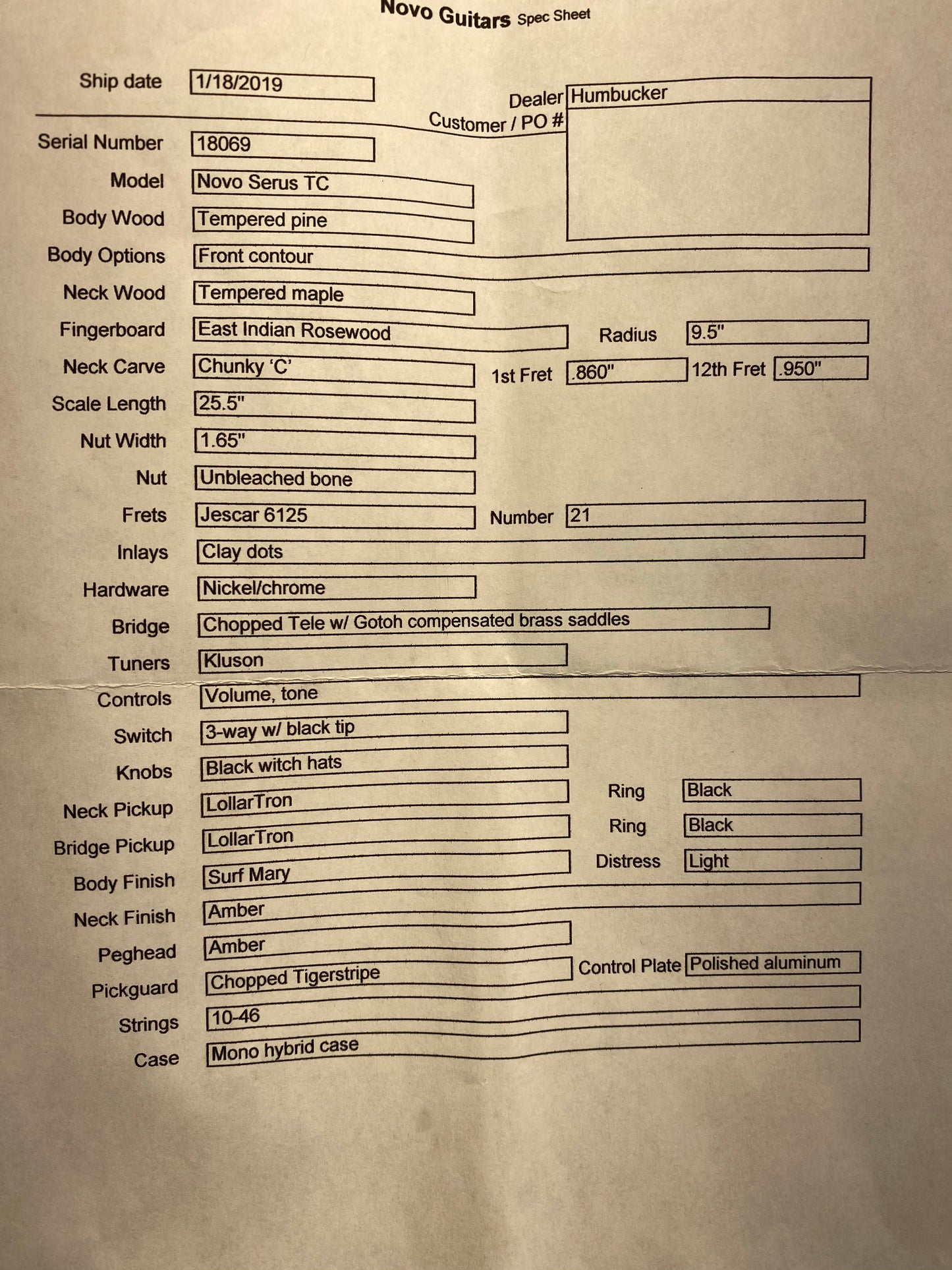 2019 Novo Serus TC Surf Mary & Firestipe Guard LollarTrons