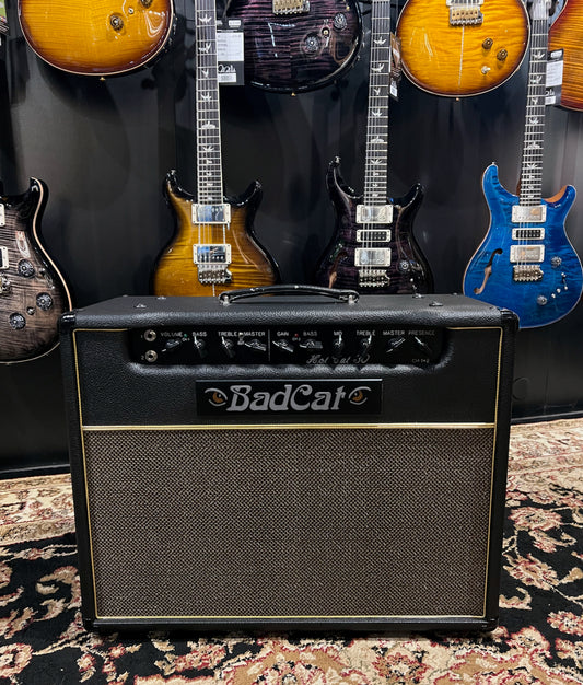 2015 Bad Cat Hot Cat 30 Hand Wired 1x12 Combo Black Tolex