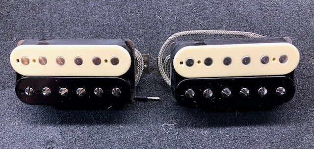 Model 1959 - Virgil Arlo P.A.F. Humbucker Set - Uncovered Zebra