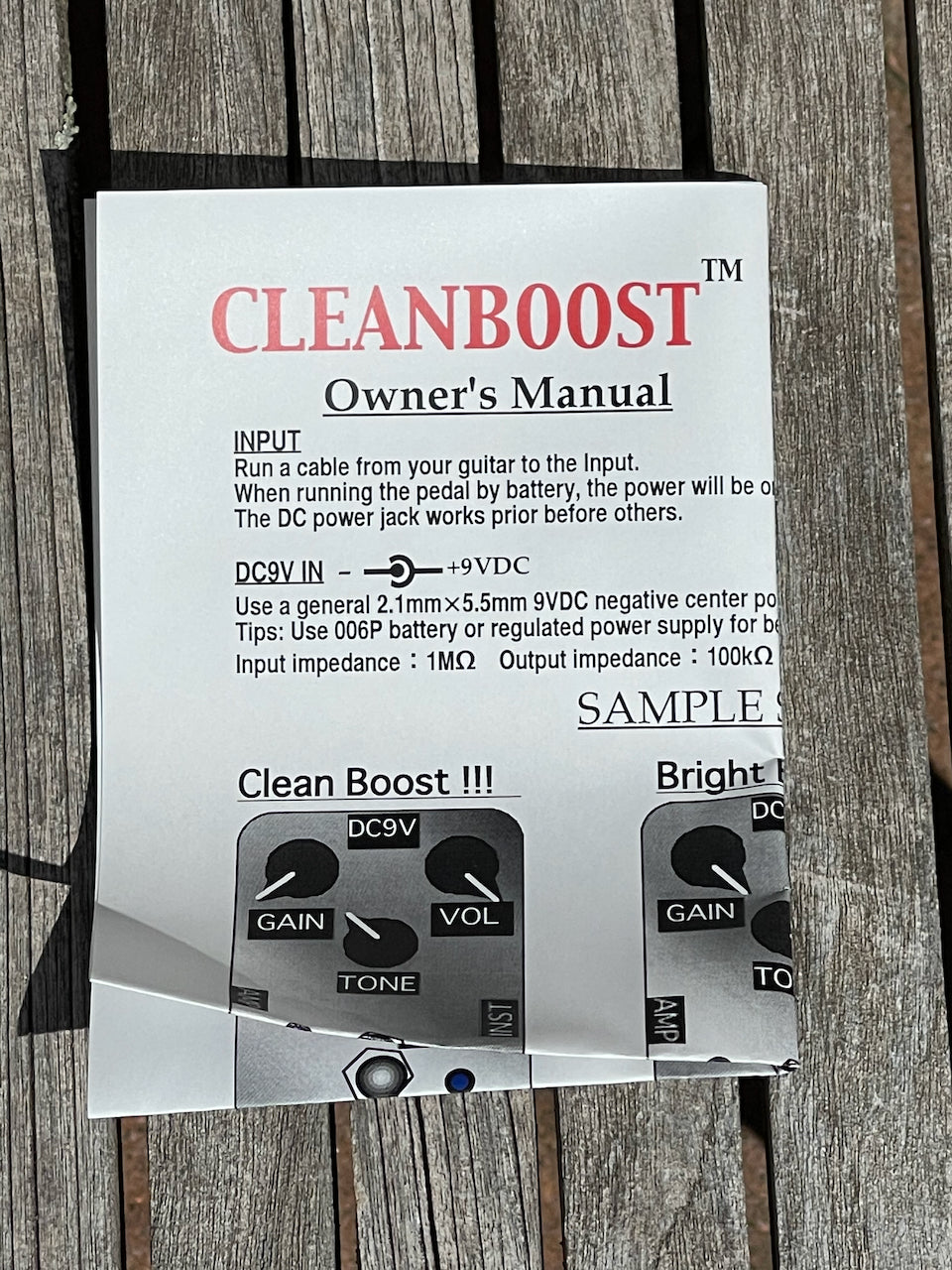 Shin's Music Clean Boost Black Hammer