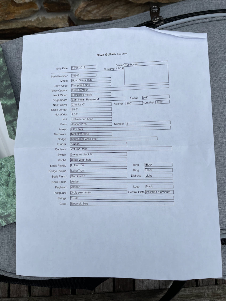 2019 Novo Serus TCS Surf Green