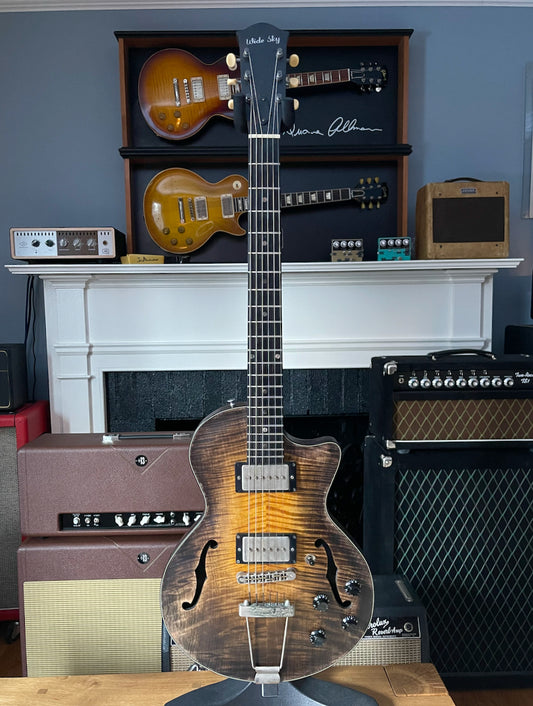 2019 Wide Sky P125 Cutaway Hand Rubbed Tobacco Burst