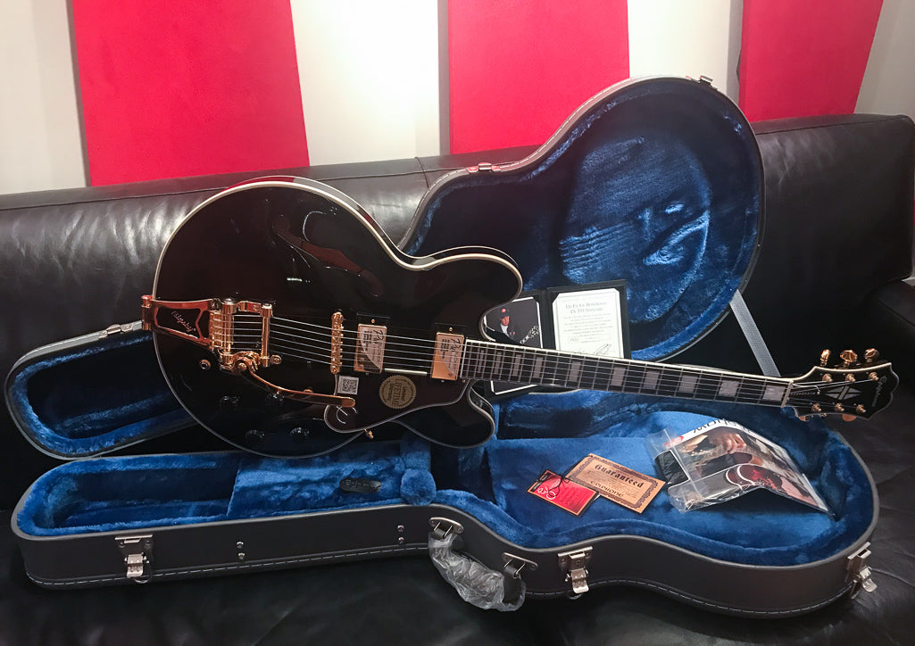 2018 Epiphone Joe Bonamassa ES 355 Standard Outfit Ebony with OHSC