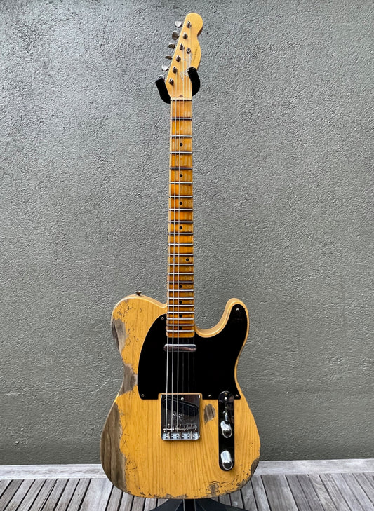 2021 Fender Custom Shop 1953 Telecaster Heavy Relic Butterscotch Blonde