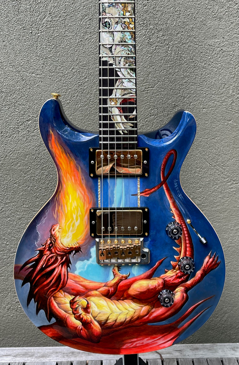 2010 Paul Reed Smith PRS Private Stock Jeff Easley Painted Dragon