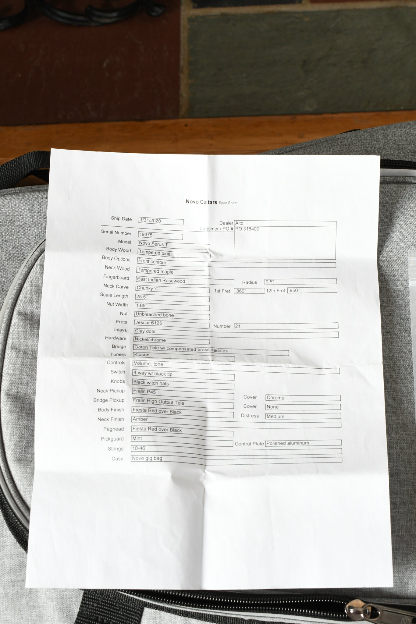 2020 Novo Serus T Fralins Fiesta Red over Black