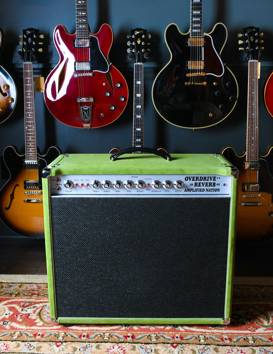 Amplified Nation Overdrive Reverb 50 Watt 1x12 Combo Angry Phrogg/Black Sparkle