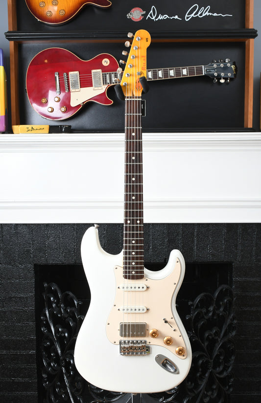 Rust Guitars NYC Stratocaster Olympic White Porter pickups