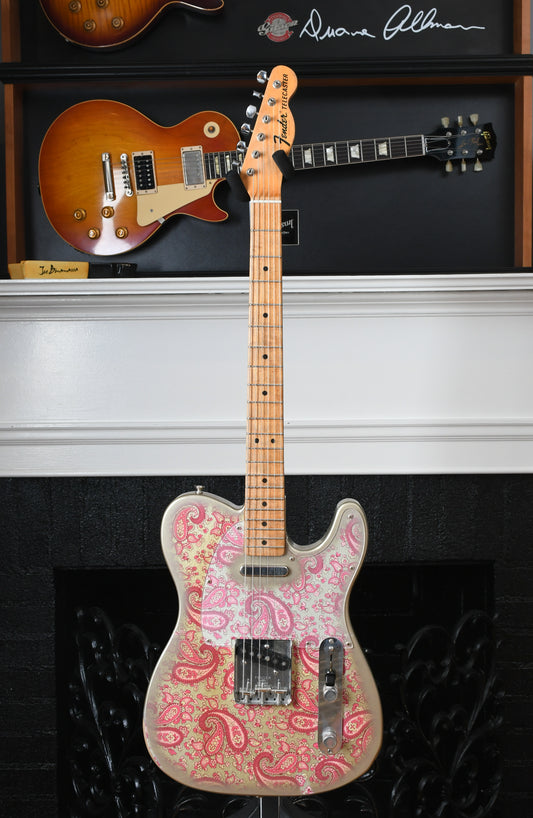 1968 Original Fender Neck Crook Telecaster Aged Gold Paisley Voodoo TE-59 pickups