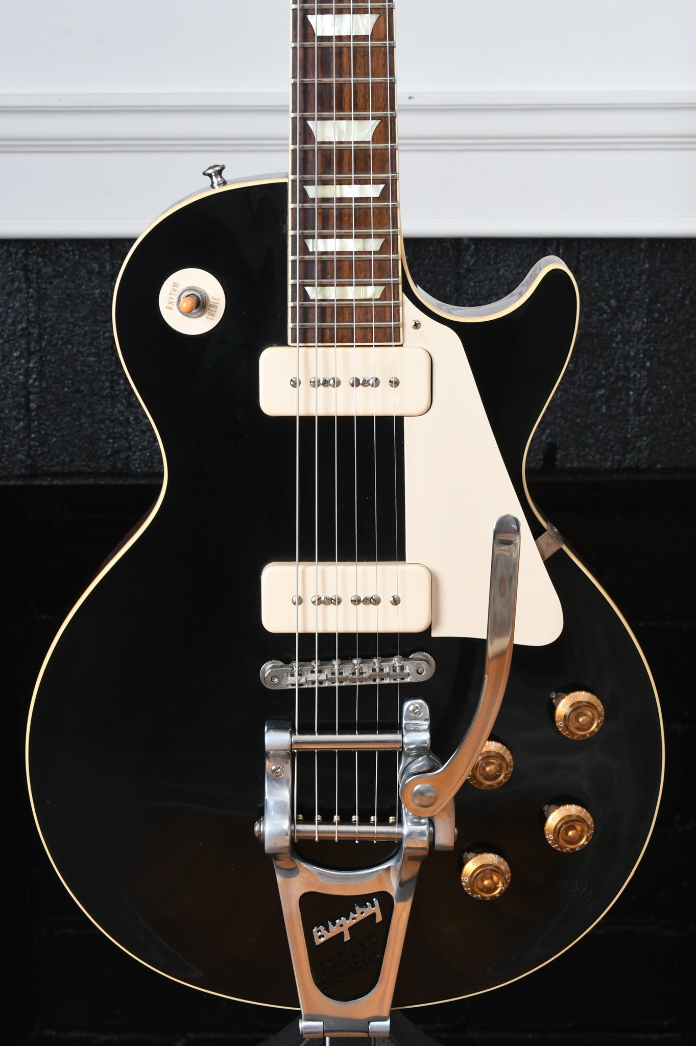 2013 Gibson Les Paul 1956 R6 VOS Black Top Bigsby – Watchtower Guitars