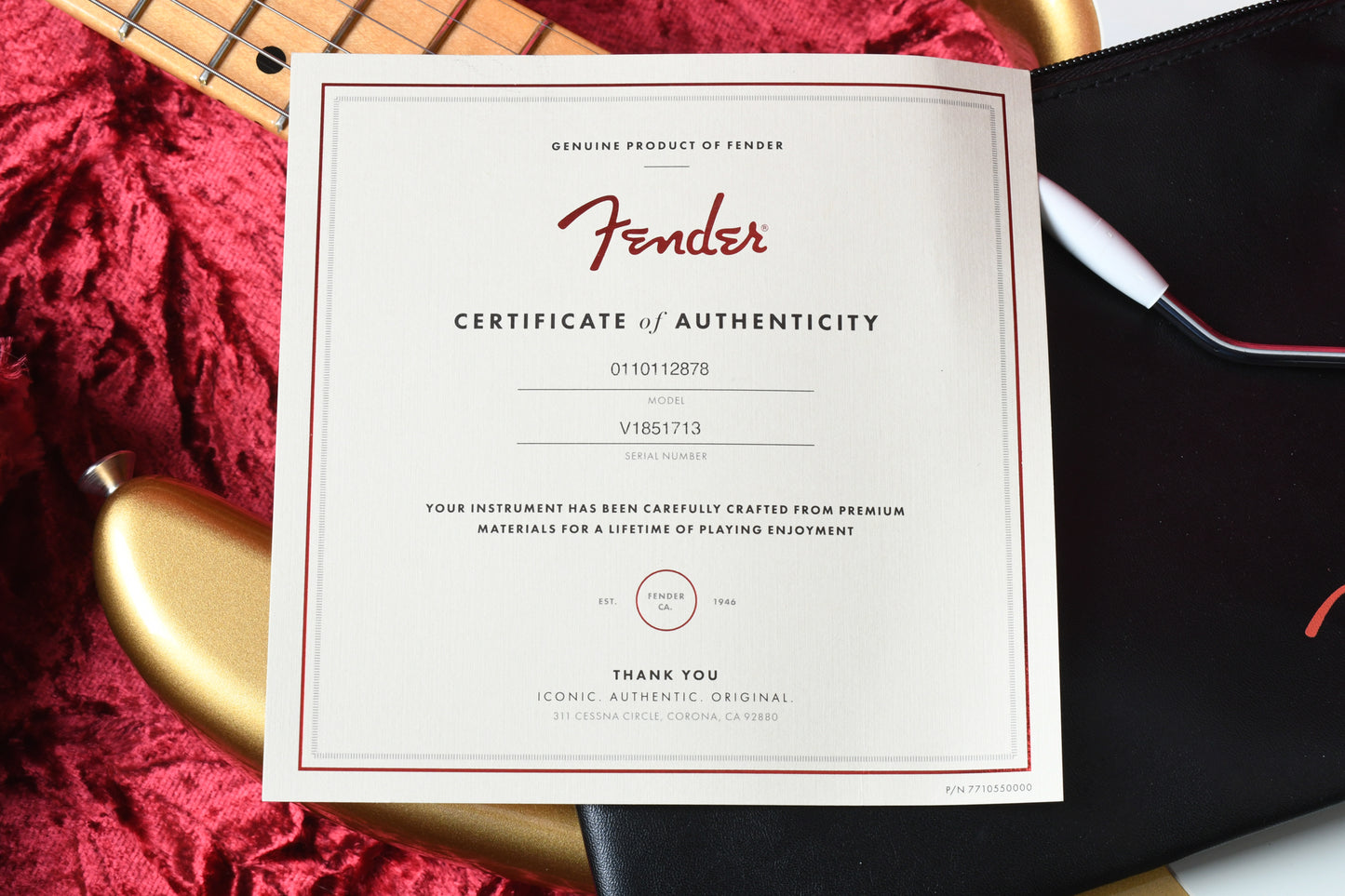 2018 Fender American Original 50's Stratocaster Aztec Gold