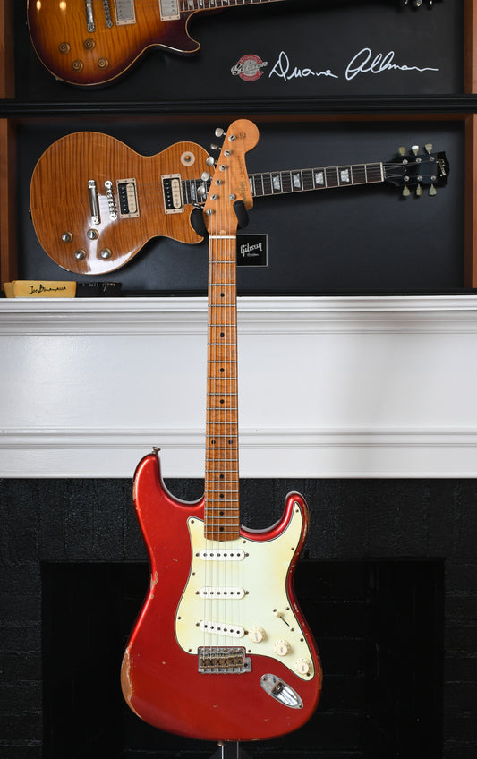 2021 Fender Custom Shop '63 Stratocaster Relic Candy Apple Red