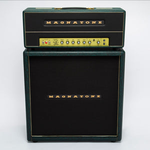 Magnatone Limited Edition Slash Signature SL-100 Head & SL-4x12 Cabinet Anaconda Green